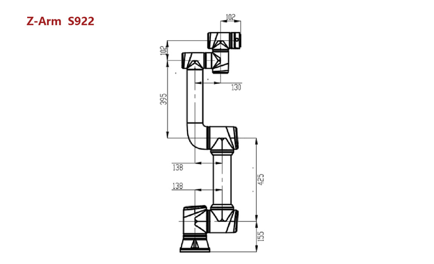 Z-Arm S1400 六轴协作机器人手臂